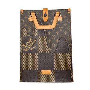 Louis Vuitton x Nigo Mini Tote Giant Damier Ebene & Monogram Canvas Limited